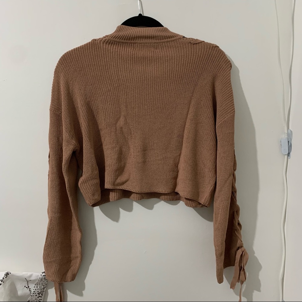 NWT WILFRED SALOME CREW NEXK WITH ARM TIES SWEATER - Picture 6 of 9